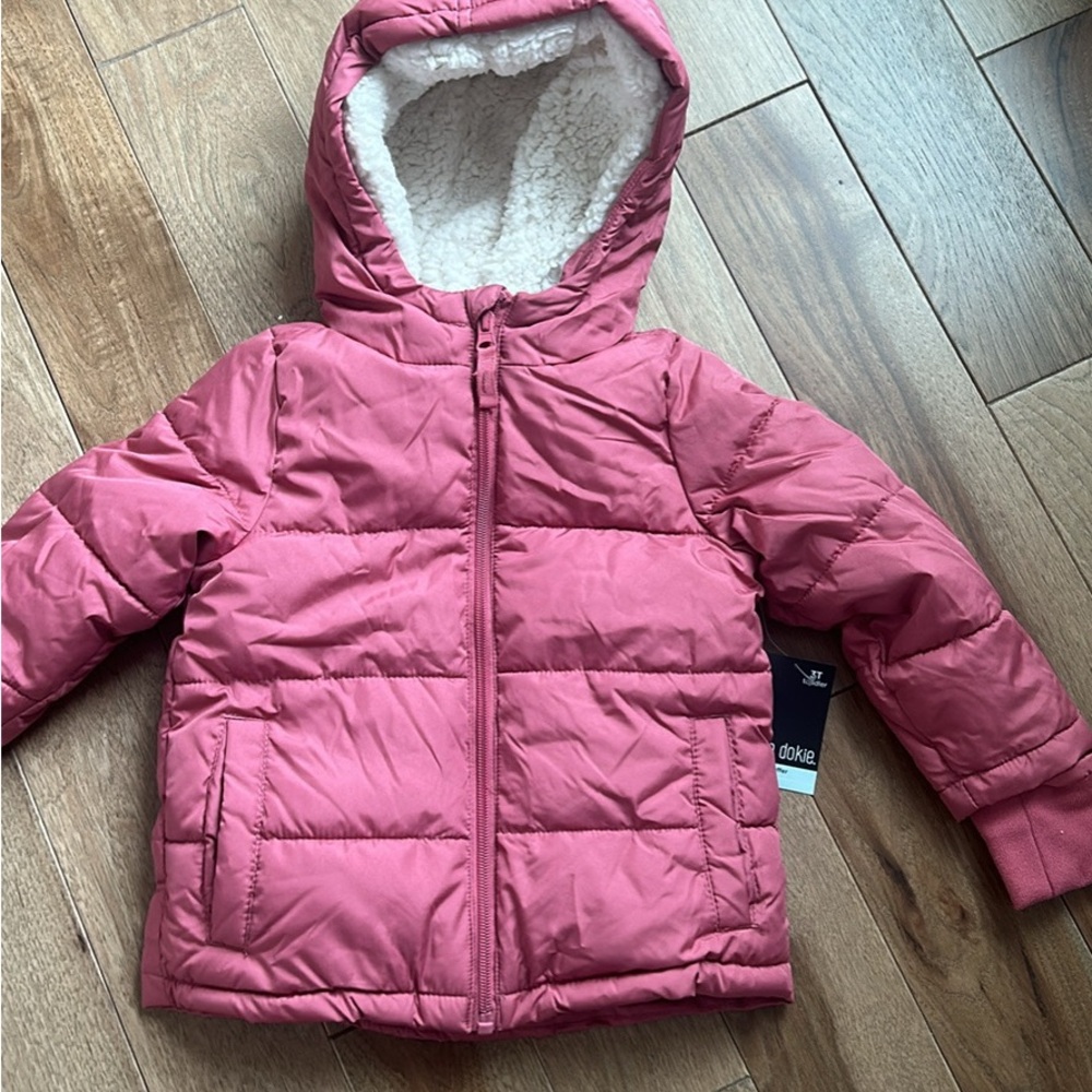 Toddler Girl Hooded Puffer Jacket